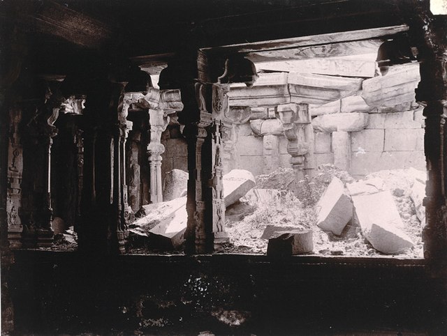 Vitthala temple in 1880
