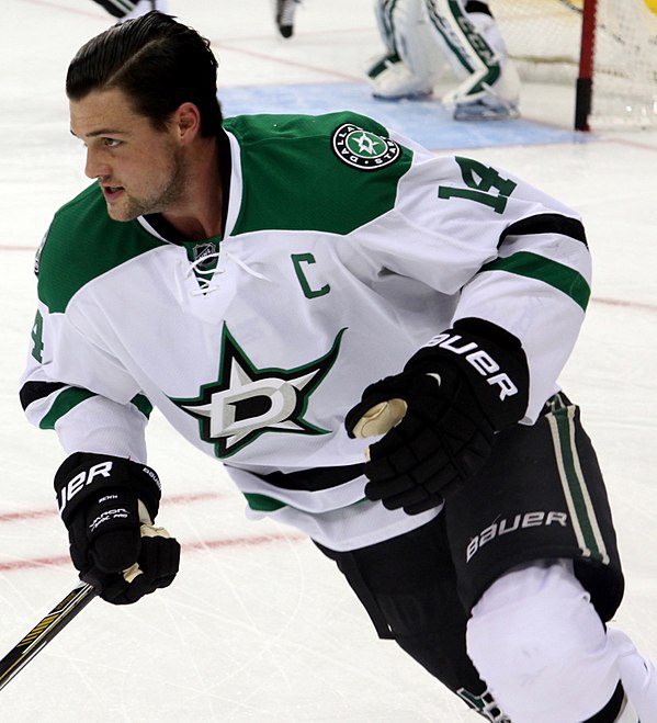 Benn with the Dallas Stars in October 2014