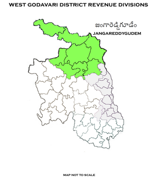 <span class="mw-page-title-main">Jangareddygudem revenue division</span> Revenue division in Eluru district in Andhra Pradesh, India