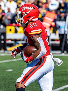 Leake with Maryland in 2019 Javon Leake.jpg