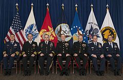 The Joint Chiefs of Staff in 2017.