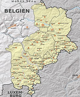 Belgian Eifel mountain range