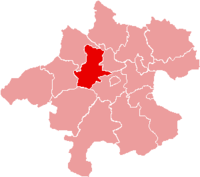okres Grieskirchen na mapě Horních Rakous