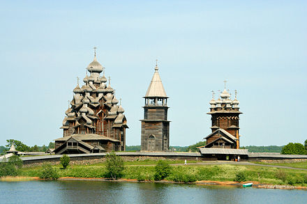 Kizhi in Lake Onega, near Petrozavodsk