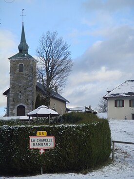 La Chapelle-Rambaud - entree du village.JPG