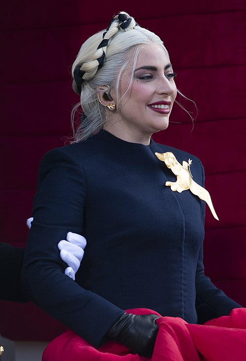 Gaga at the inauguration of Joe Biden, 2021