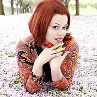 Lady Miss Kier with Flowers.jpg