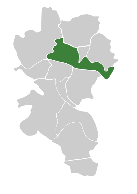 Lage Würzburger Bezirke Grombühl