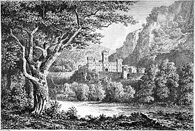 Монастырь в 1860 году