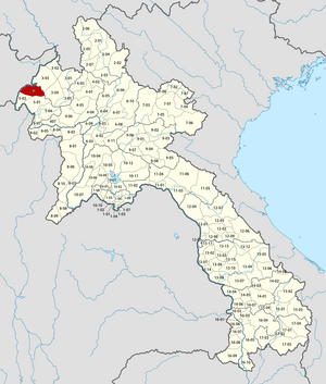 Location in Laos