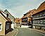 Langelsheim. Lautenthal. Hahnenkleer Straße, die Hauptstraße.