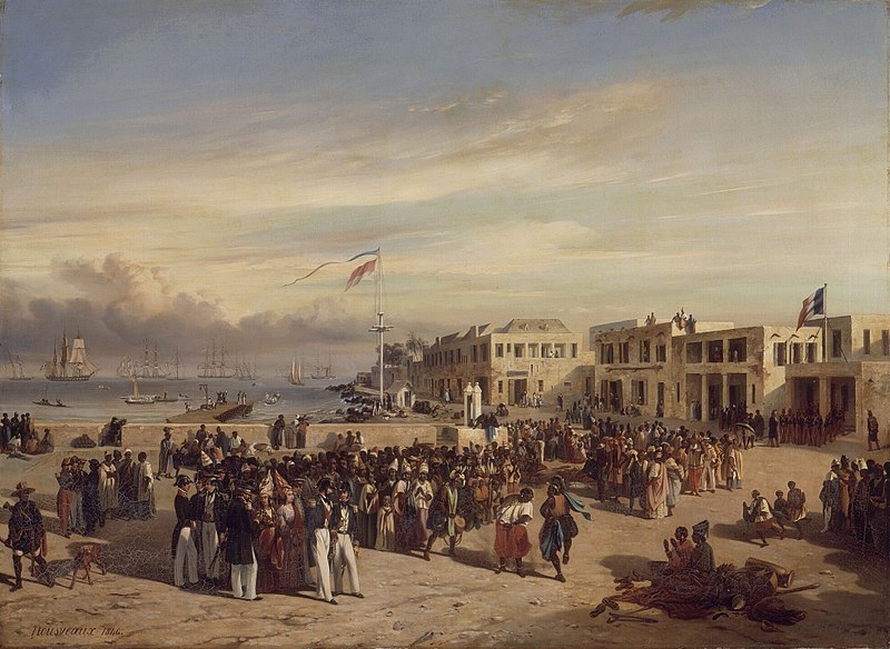 File:Le prince de Joinville sur l'île de Gorée en 1842.jpg