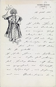 Leopold von Sacher-Masoch letter.jpg
