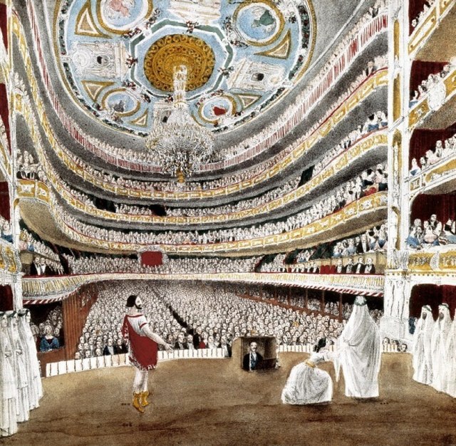 View of the house from the stage, 1847