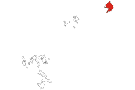 Locatie van de Natuna-eilanden