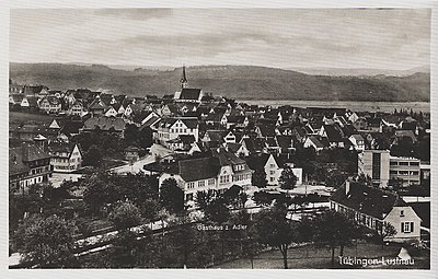 Lustnau vom Denzenberg (AK Gebr. Metz ca1930 TPk150).jpg