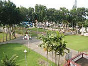 Plaza fronting the church