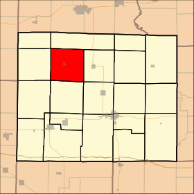 Locația orașului Indian Prairie Township
