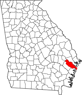 Map of Georgia highlighting Liberty County.svg