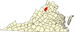 Map of Virginia highlighting Page County.svg