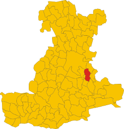 Legnaro binnen de provincie Padua