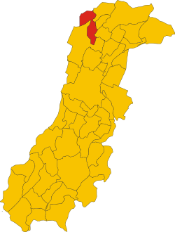 Térkép Novi di Modena városáról (Modena tartomány, Emilia-Romagna régió, Olaszország) .svg