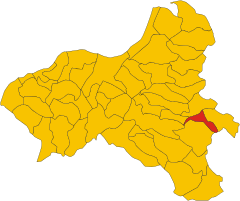 Map of comune of Spadola (province of Vibo Valentia, region Calabria, Italy).svg