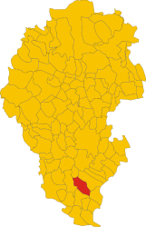 ヴィチェンツァ県におけるコムーネの領域