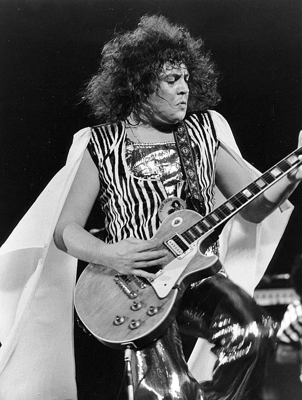 Marc Bolan of T. Rex performing on ABC's In Concert, 1973