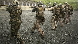 Marines with 15th Marine Expeditionary Unit's Maritime Raid Force hone their skills on the move during precision marksmanship training at Camp Pendleton, Feb. 6, 2017.jpg