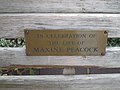 Maxine Peacock memorial plaque.jpg