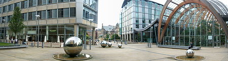 Panorama of Millennium Square. Millennium Square.JPG