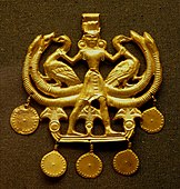 The "Master of Animals Pendant" , Aegina Treasure, British Museum.[74]