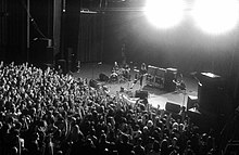 Miyavi on stage in Kentish Town, London, 2011.