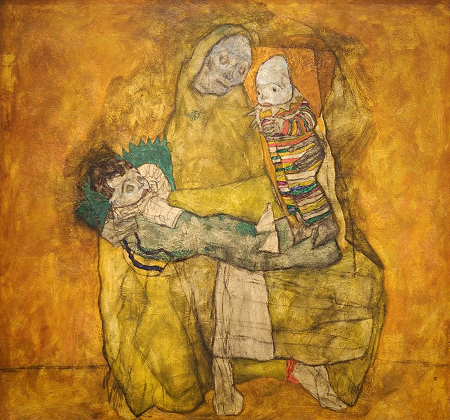 File:Mother with two children II Egon Schiele 1915.jpg