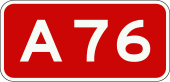 A76 motorway shield}}