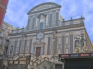 San Paolo Maggiore church building in Naples, Italy