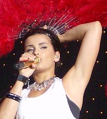 Nelly Furtado en Ámsterdam, 2008.