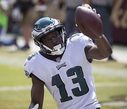 Agholor with the Philadelphia Eagles in 2017