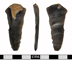 Neolithic blade, Flint blade (FindID 562367).jpg