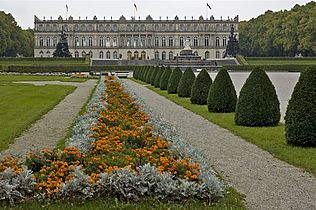 Le château vu du parc