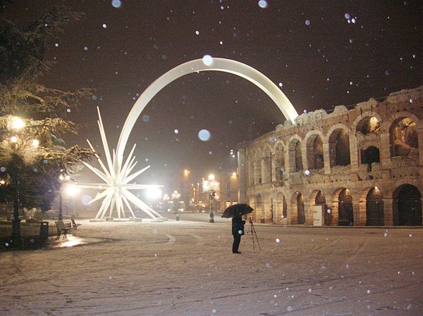 Christmas lights in Verona.[1]