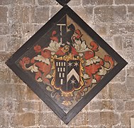 Nicholas Blundell - hatchment in St Helen's Church, Sefton Village.