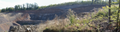 English: Panoramic view of Basalt Quarry near Nidda (Liebholz), Nidda, Hesse, Germany