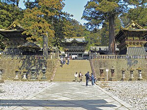 Yomeimon gate of Toshogu shrine.