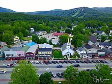 Aerial view of North Conway and Mount Cranmore North Conway Village, New Hampshire.jpg