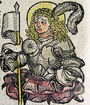 Nuremberg chronicles - Menna the Soldier (CXXVIIv).jpg