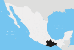 State o Oaxaca athin Mexico