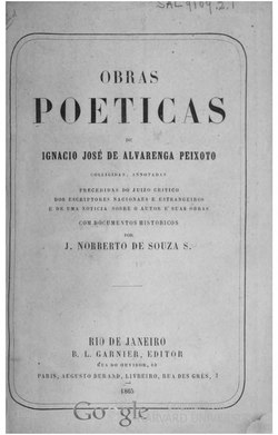 Obras poeticas de Ignacio José de Alvarenga Peixoto (1865).djvu