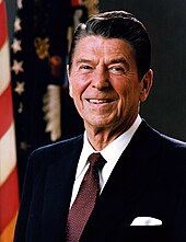 During the Reagan Administration, government shutdowns were not uniformly enforced during funding gaps, but workers were furloughed on three occasions. Official Portrait of President Reagan 1981 (cropped).jpg